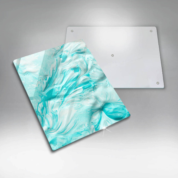 Placă din sticla protectie perete Vopsele de abstractie