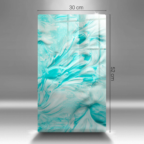 Placă din sticla protectie perete Vopsele de abstractie