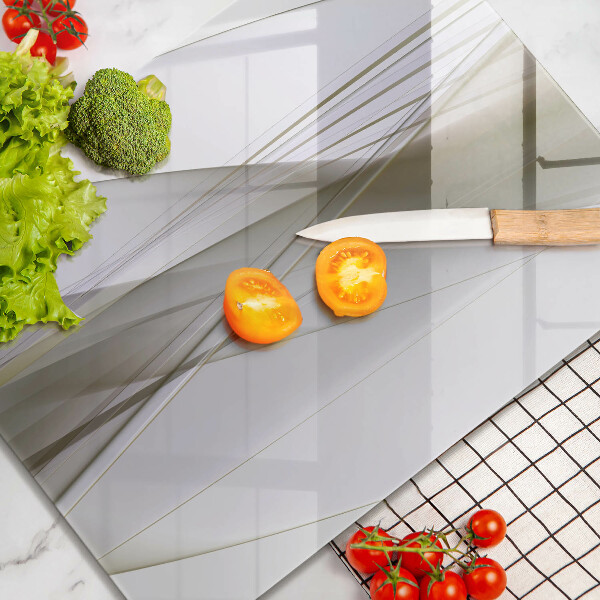 Placă din sticla protectie perete Design cu linii abstracte