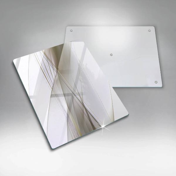 Placă din sticla protectie perete Design cu linii abstracte