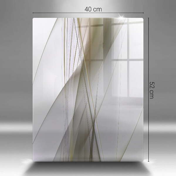 Placă din sticla protectie perete Design cu linii abstracte