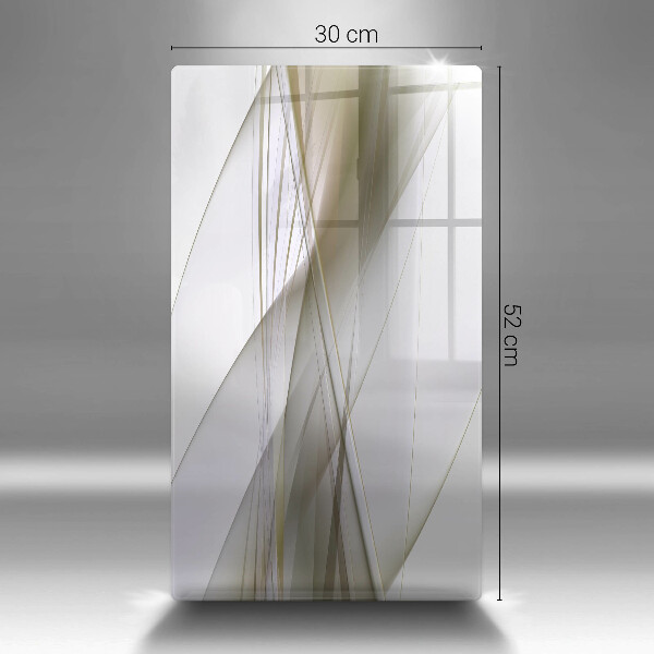 Placă din sticla protectie perete Design cu linii abstracte