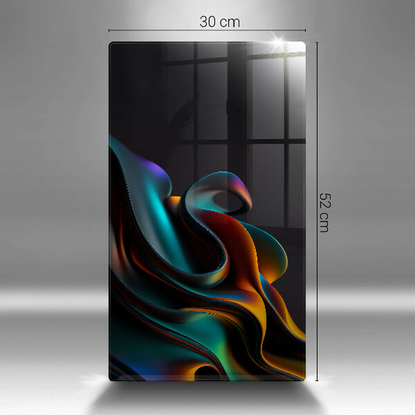 Placă din sticla protectie perete Abstracție colorată