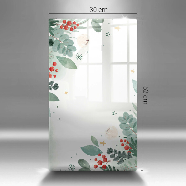 Placă din sticla protectie perete Acuarelă frunze