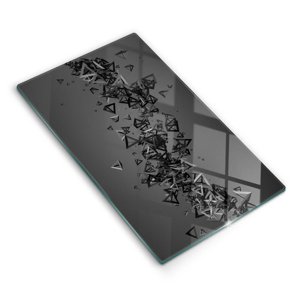 Placă din sticla protectie perete Forme 3d abstracte