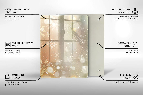 Placă protecție plita Fulgi de nea