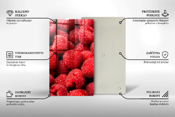 Placă protecție plita Fructe de zmeură