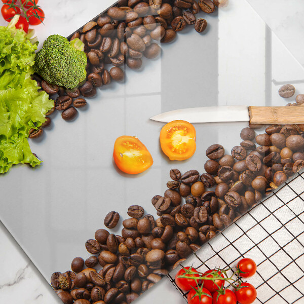 Placă protecție plita Boabe de cafea