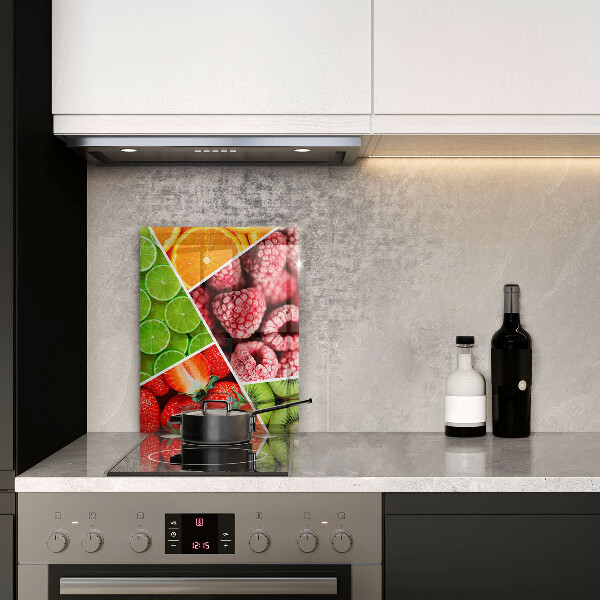 Placă protecție plita Fructe colorate