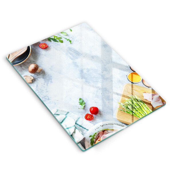 Placă protecție plita Ingrediente în bucătărie