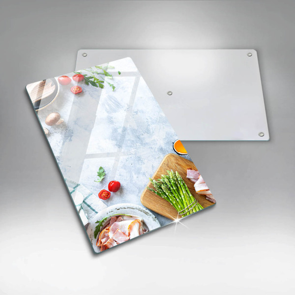 Placă protecție plita Ingrediente în bucătărie