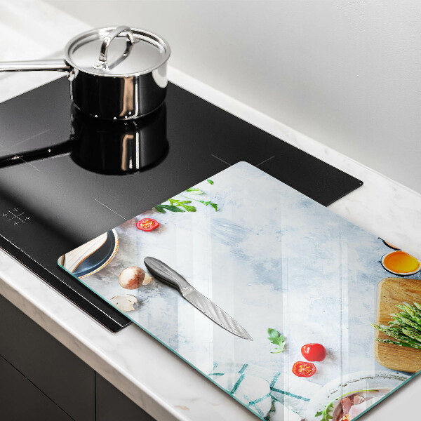 Placă protecție plita Ingrediente în bucătărie