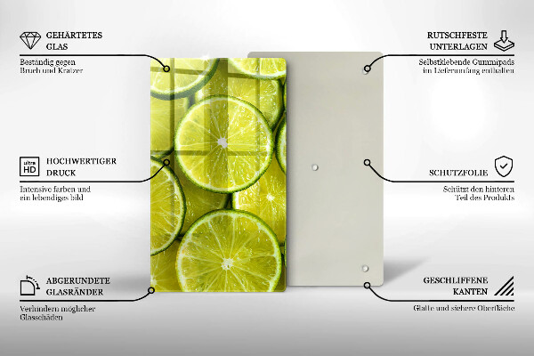 Placă protecție plita Felii de lime