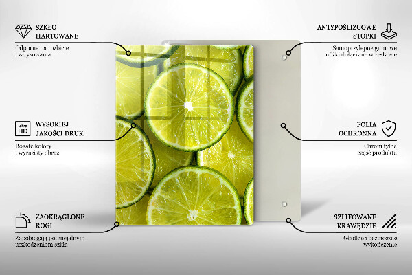 Placă protecție plita Felii de lime