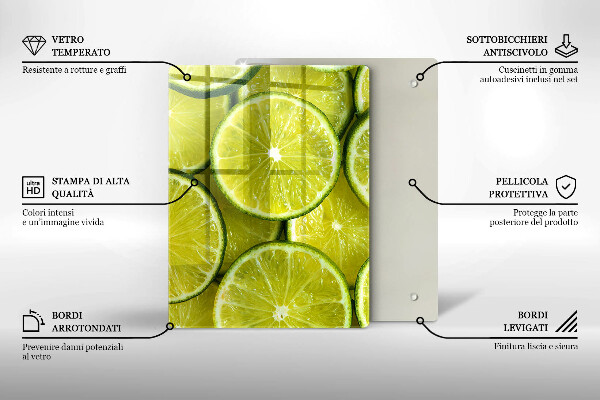 Placă protecție plita Felii de lime