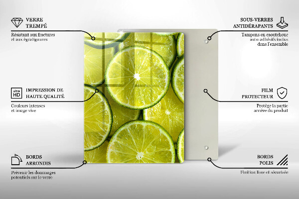 Placă protecție plita Felii de lime