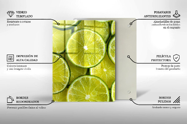 Placă protecție plita Felii de lime