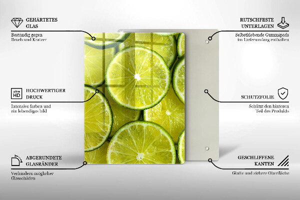 Placă protecție plita Felii de lime
