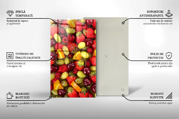 Placă protecție plita Fructe de vară