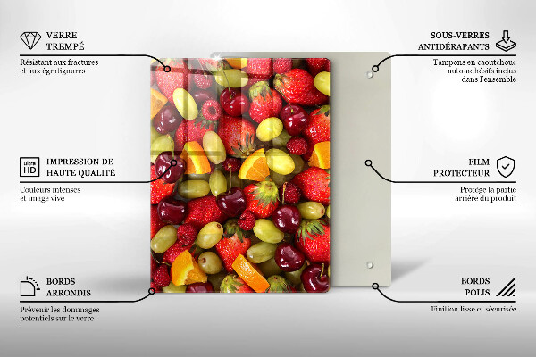Placă protecție plita Fructe de vară