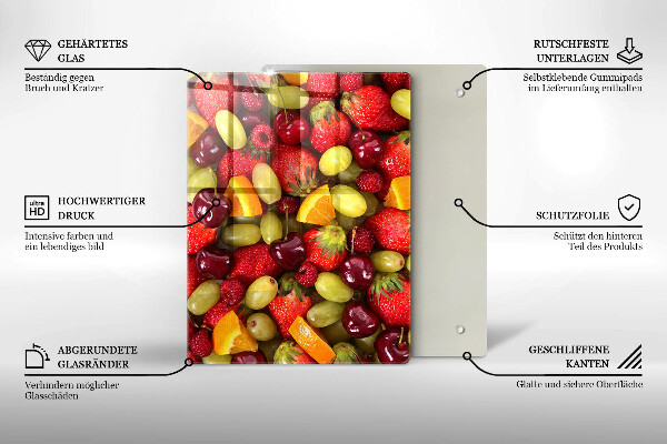 Placă protecție plita Fructe de vară