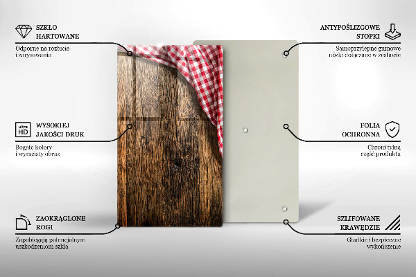 Placă protecție plita Masa de lemn