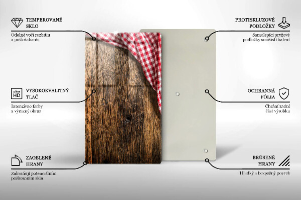 Placă protecție plita Masa de lemn