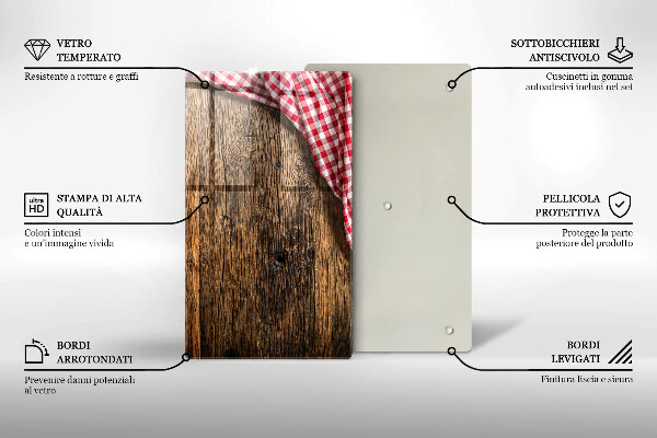 Placă protecție plita Masa de lemn