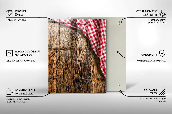 Placă protecție plita Masa de lemn