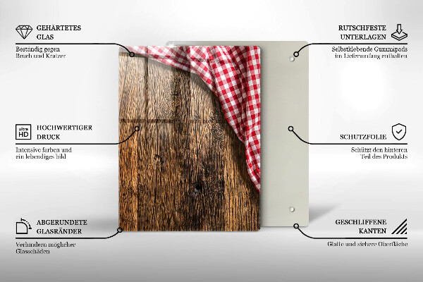 Placă protecție plita Masa de lemn