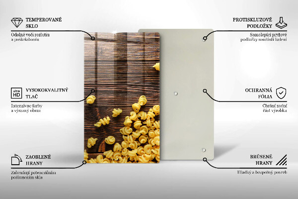 Placă protecție plita Paste pe masă