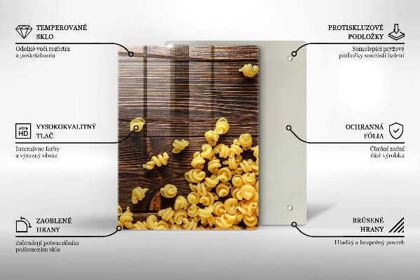 Placă protecție plita Paste pe masă