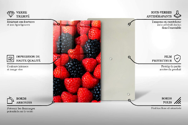 Placă protecție plita Zmeura si murele