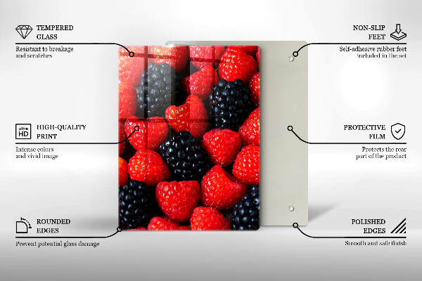 Placă protecție plita Zmeura si murele
