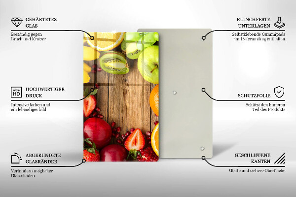Placă protecție plita Fructe proaspete