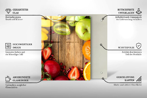 Placă protecție plita Fructe proaspete