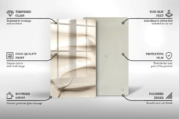 Placă protecție plita Înghețată cremoasă