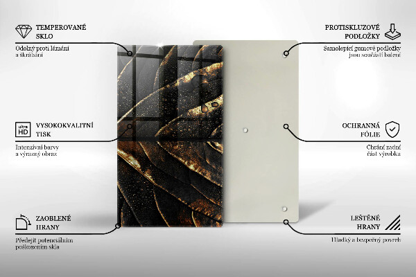 Placă protecție plita Frunza de aur