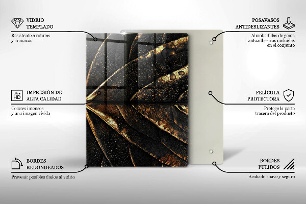 Placă protecție plita Frunza de aur