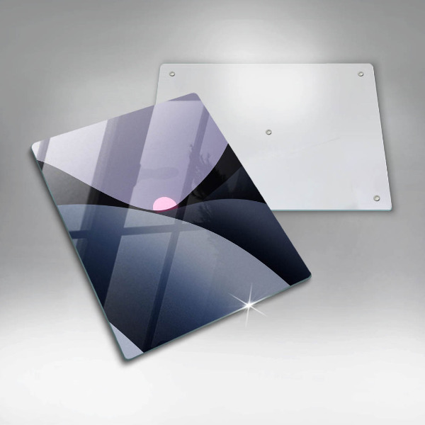 Placă din sticla protectie perete Forme abstracte