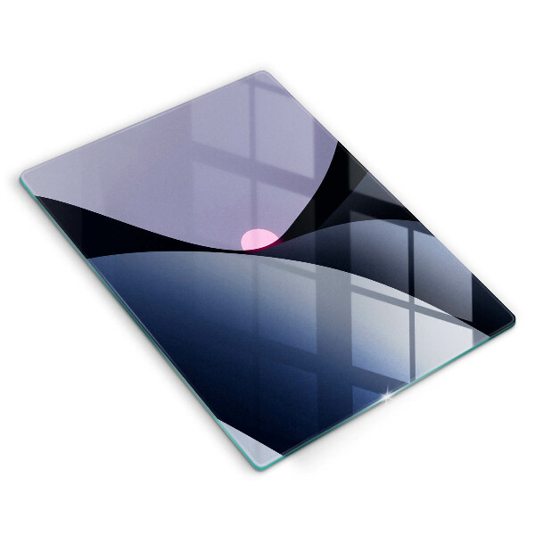 Placă din sticla protectie perete Forme abstracte