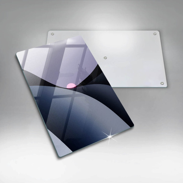 Placă din sticla protectie perete Forme abstracte