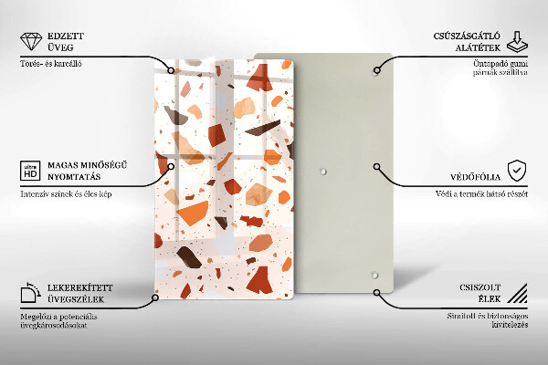 Placă protecție plita Gresie decorativa