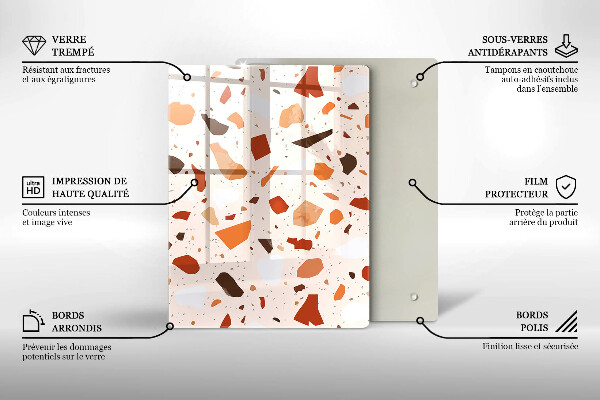 Placă protecție plita Gresie decorativa