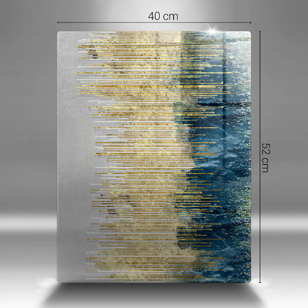 Placă din sticla protectie perete Abstracția designerului