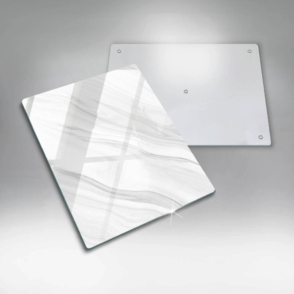 Placă din sticla protectie perete Marmură delicată