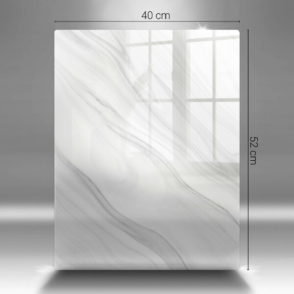 Placă din sticla protectie perete Marmură delicată
