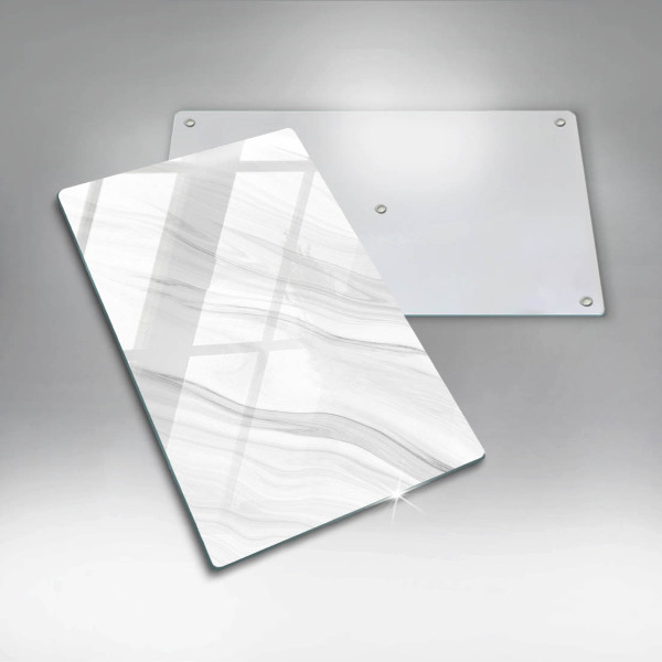 Placă din sticla protectie perete Marmură delicată