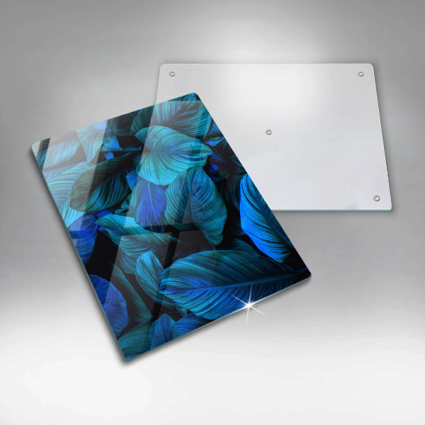 Placă din sticla protectie perete Frunzele vegetației junglei