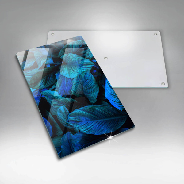 Placă din sticla protectie perete Frunzele vegetației junglei